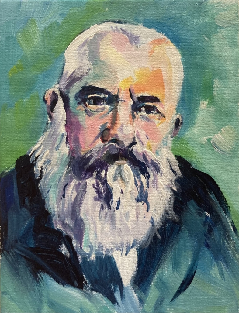 Portret naar levend model
